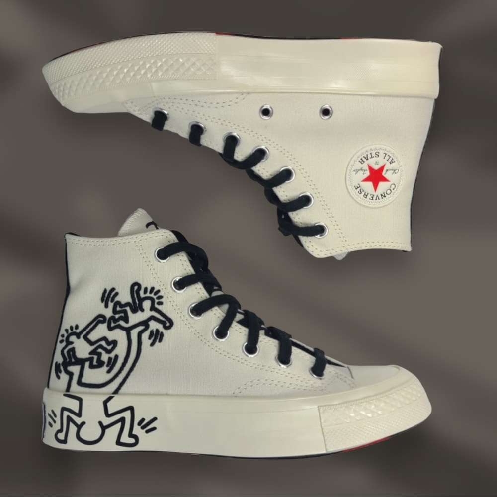 MENS SIZE 3.5 Keith Haring x Converse Chuck Taylor All-Star 70 - Picture 3 of 10